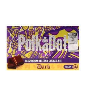 Dark Vegan Polkadot Magic Mushroom Belgian Chocolate