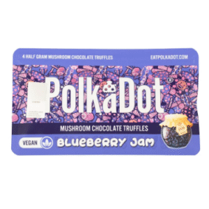 Polkadot Blueberry Jam Truffles